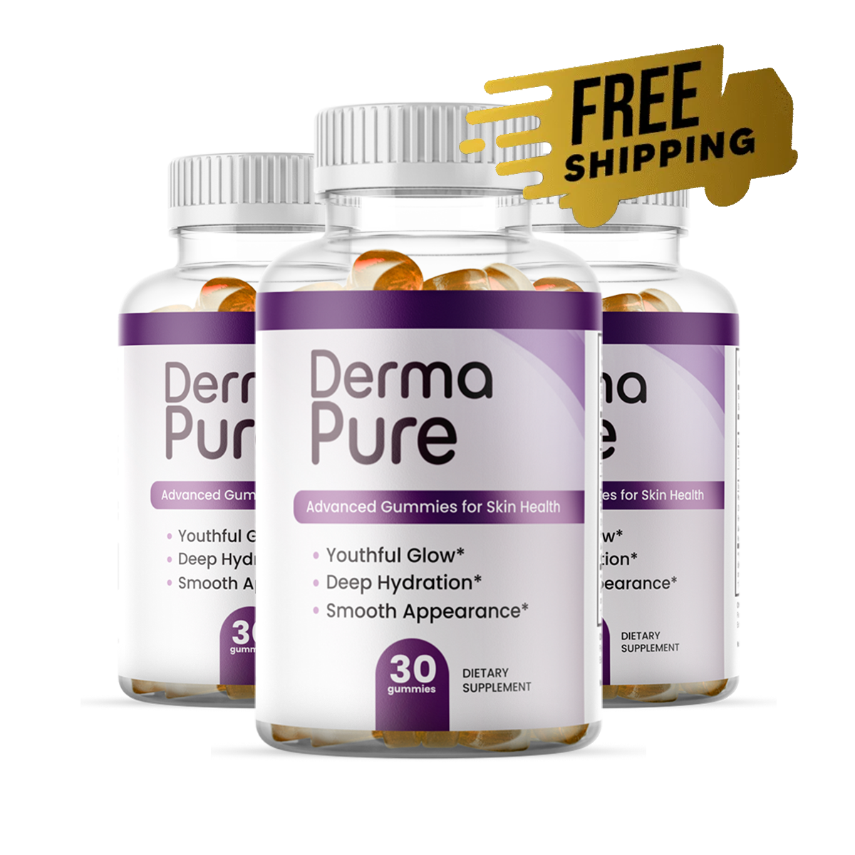 DermaPure Advanced Gut Health, Skin Wellness & Microbiome Support Formula